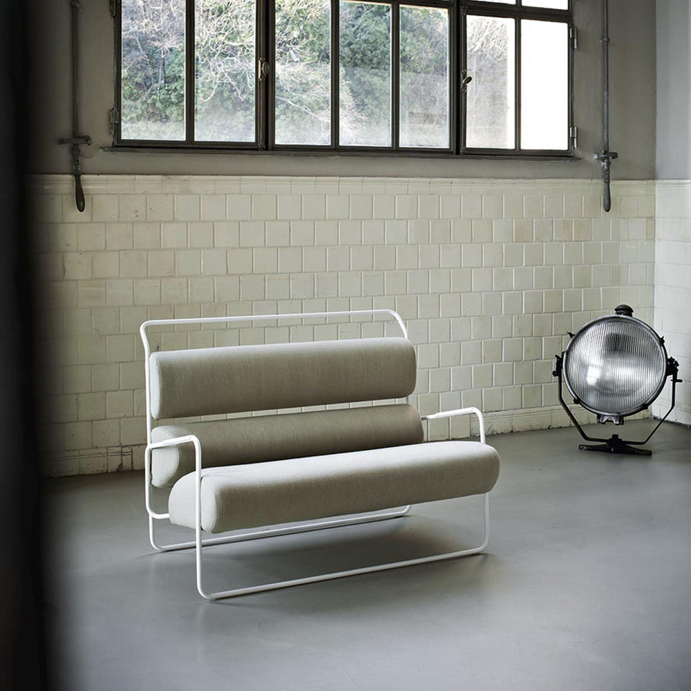 Fabric Two-Seater Sofa SANCARLO by Achille Castiglioni for Tacchini 02