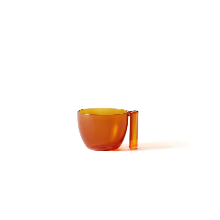 Blown Glass Cups THE WARM Orange Set of Four by Neri & Hu for Paola C 02