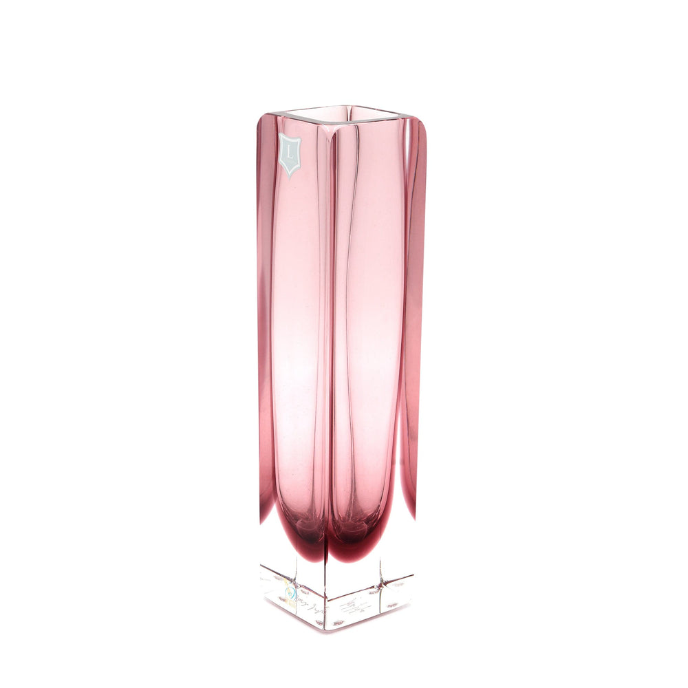 Murano Glass Vase SQUARE Amethyst 02