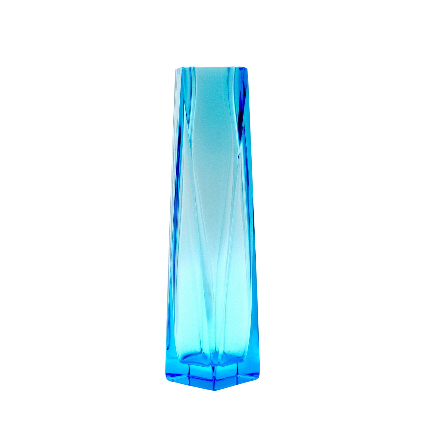 Murano Glass Vase TULIP L Aquamarine 01