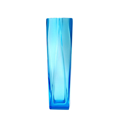 Murano Glass Vase TULIP L Aquamarine 03
