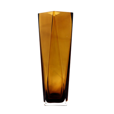 Murano Glass Vase TULIP XL Tobacco 01