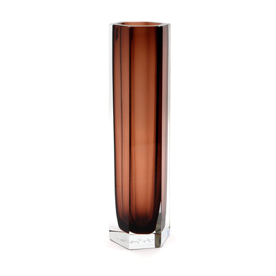 Murano Glass Vase HEXAGONAL XL 08