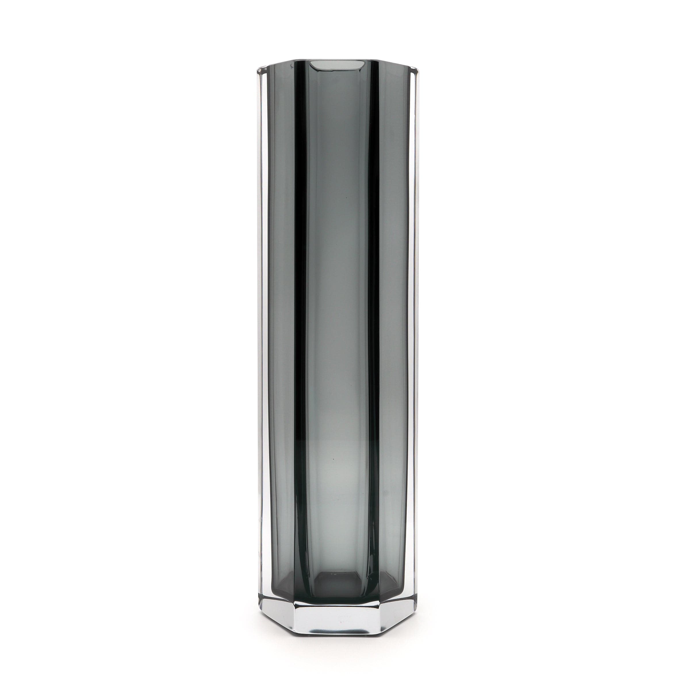 Murano Glass Vase HEXAGONAL XL by Alessandro Mandruzzato. Shop on