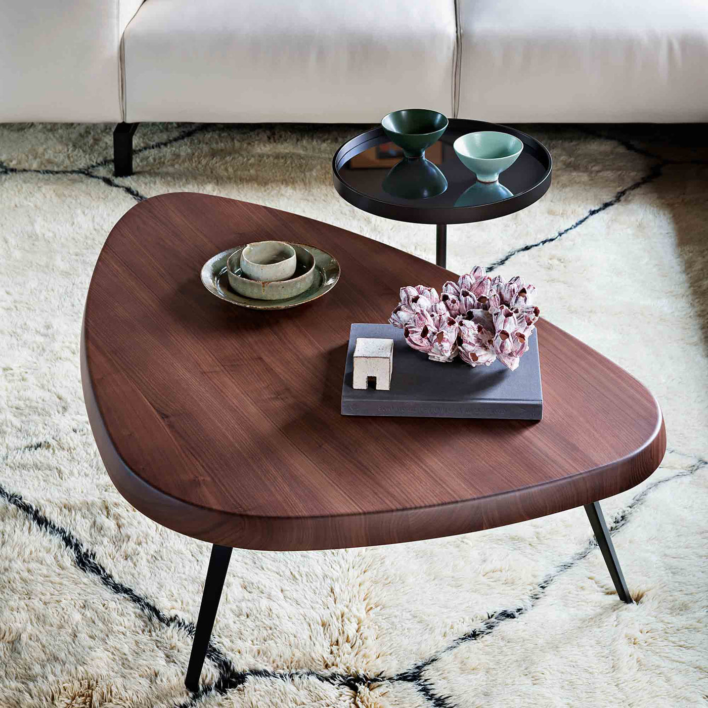 Wood Coffee Table MEXIQUE, designed by Charlotte Perriand for Cassina 04