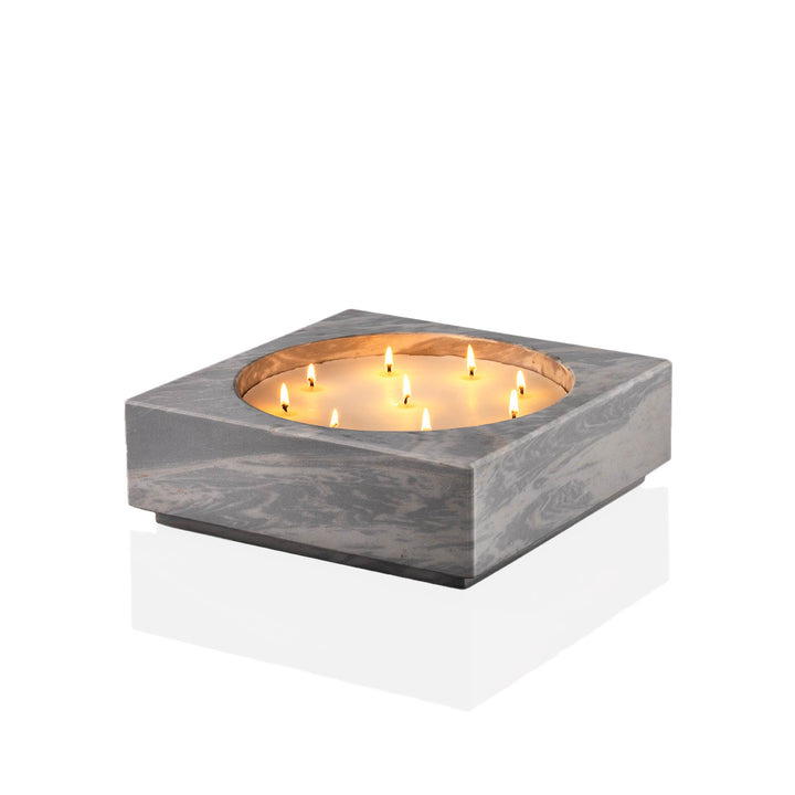 Candle with Marble Container FIREPLACE by Irina Flore for Aina Kari 01
