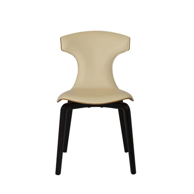 Leather Dining Chair MONTERA by Roberto Lazzeroni for Poltrona Frau 01
