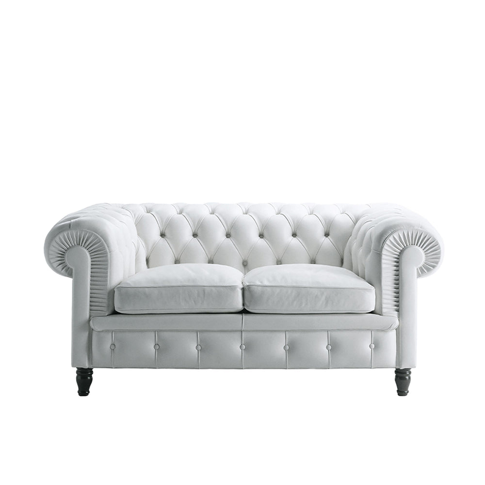 Leather Chesterfield Sofa CHESTER by Renzo Frau for Poltrona Frau 05