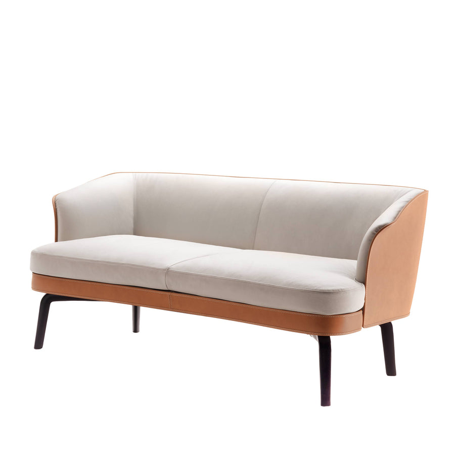 Leather Sofa NIVOLA by Roberto Lazzeroni for Poltrona Frau 01