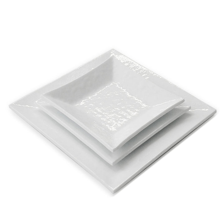 Murano Glass Dinnerware Set TOTAL WHITE by D.i. Più Andretto Design 01