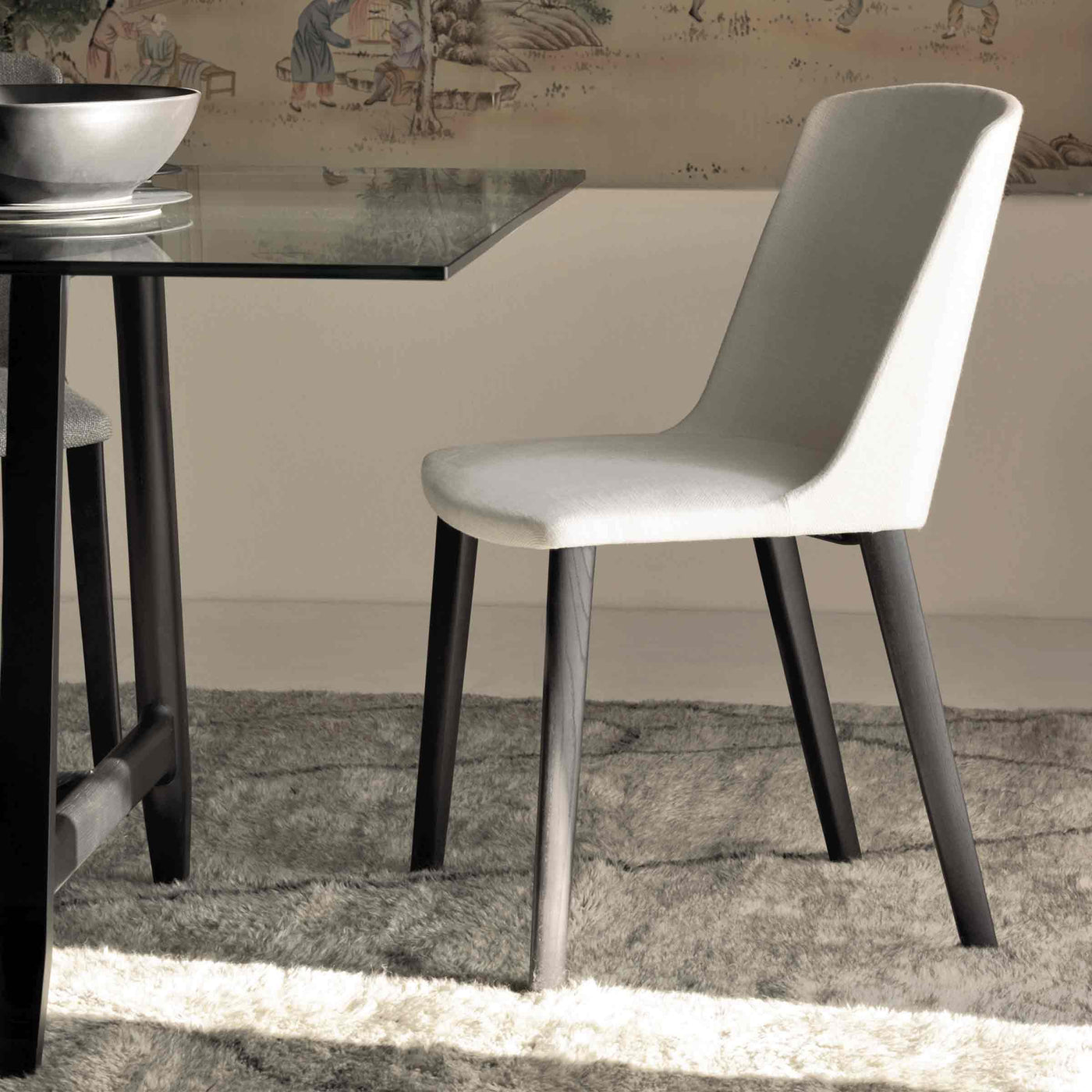 Upholstered Dining Chair LA FRANCESA by Lievore Altherr Molina for Driade 02