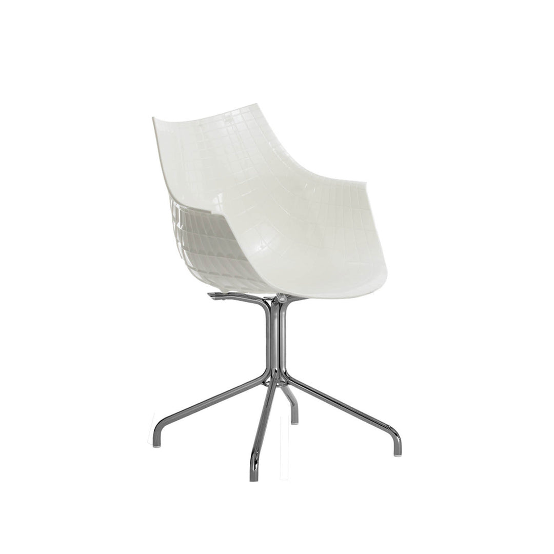 Chair with Four-Spoke Base MERIDIANA by Christophe Pillet for Driade 05