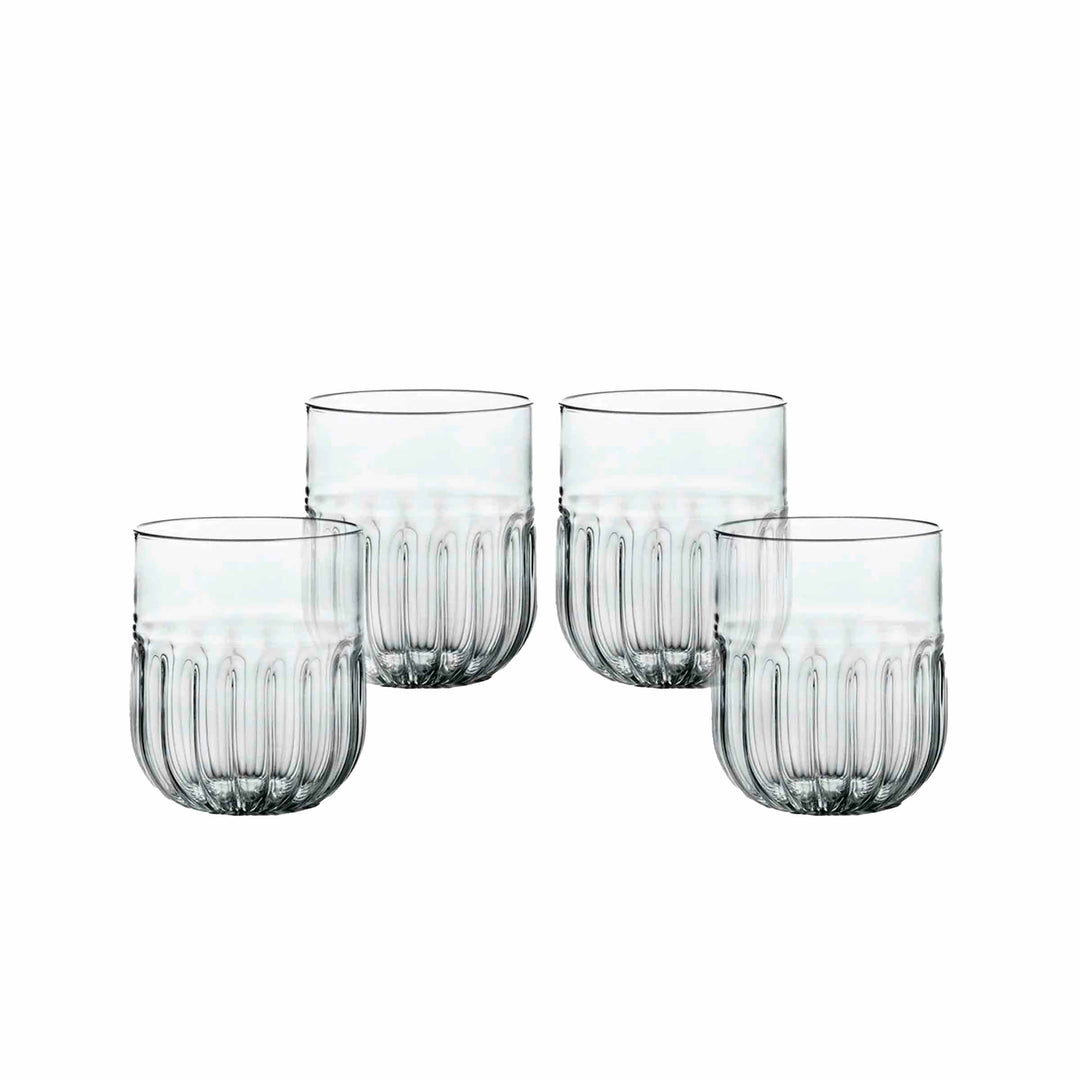 Blown Glass Wine Glasses ROUTINE Set of Eight by Matteo Cibic for Paola C 01