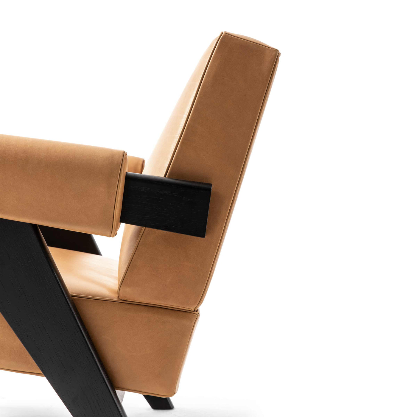 Wood and Leather Armchair CAPITOL COMPLEX Hommage à Pierre Jeanneret, designed by Cassina 03