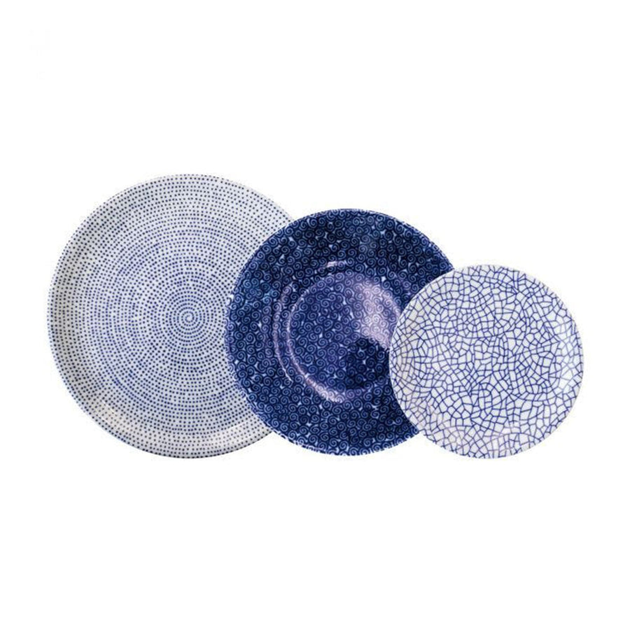 Dinnerware Set of Two THE WHITE SNOW AGADIR by Antonia Astori and Paola Navone for Driade 01