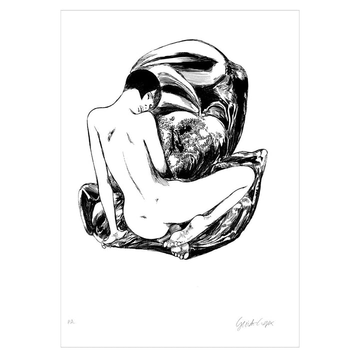 Anni '80 - Signed Print Guido Crepax - Cancro 01