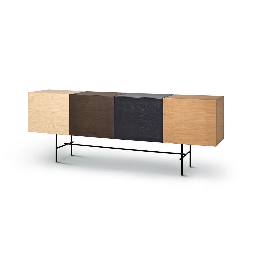 Wood Sideboard RUBYCON Four Doors by Claesson Koivisto Rune for Arflex 01