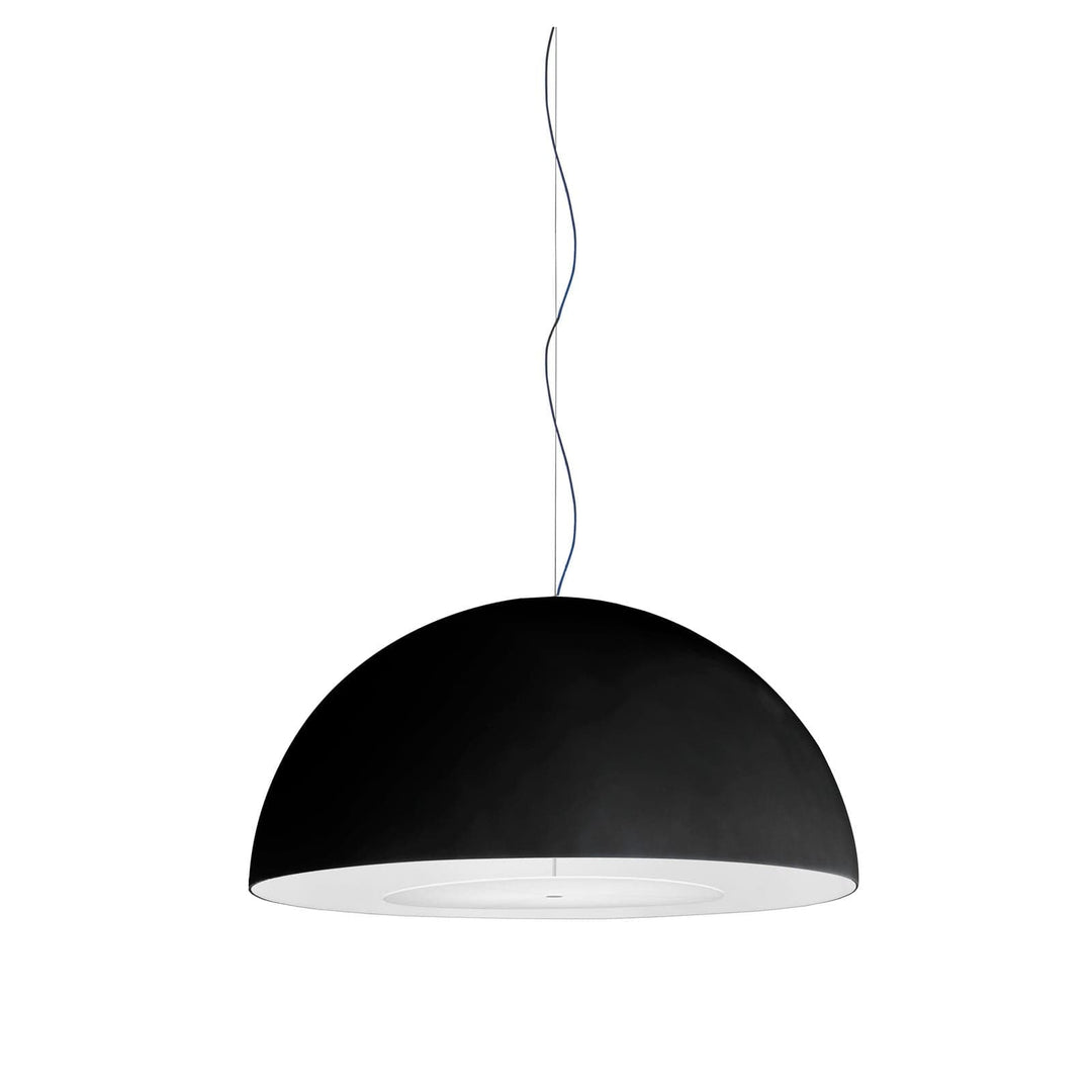 Suspension Lamp AVICO Small Black by Charles Williams for FontanaArte 01