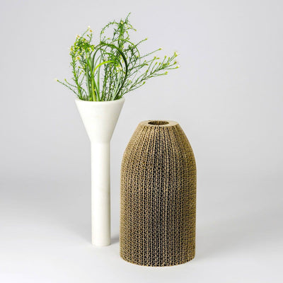 Cardboard & Marble Vase AVVOLTI Small 04