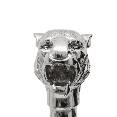 Cane TIGER with Silver-Plated Resin Handle 03