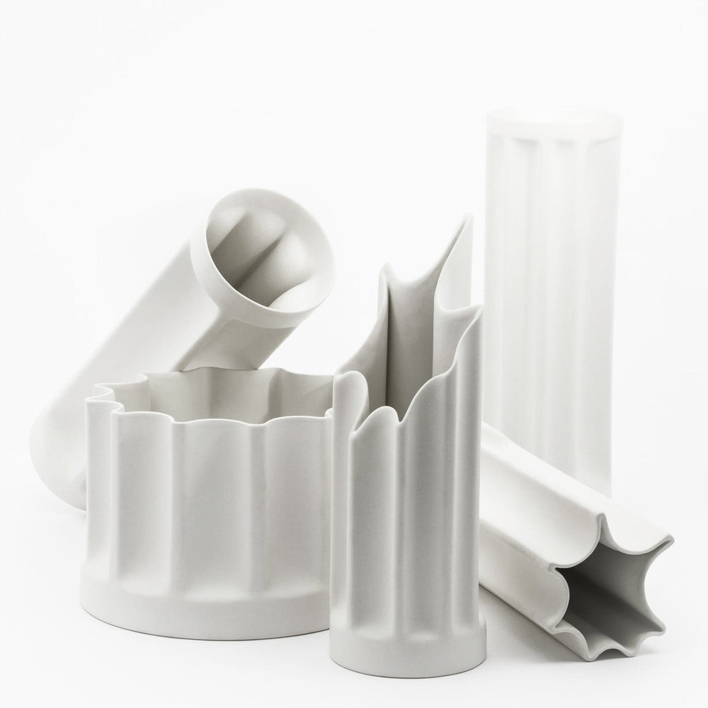 Ceramic Vase BAMBÙ by Enzo Mari 02