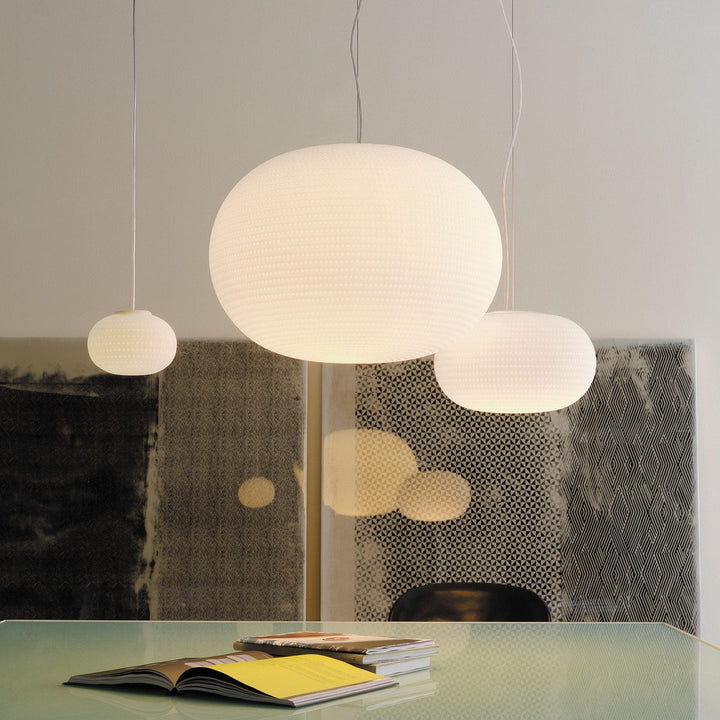 Suspension Lamp BIANCA Medium by Matti Klenell for FontanaArte 01
