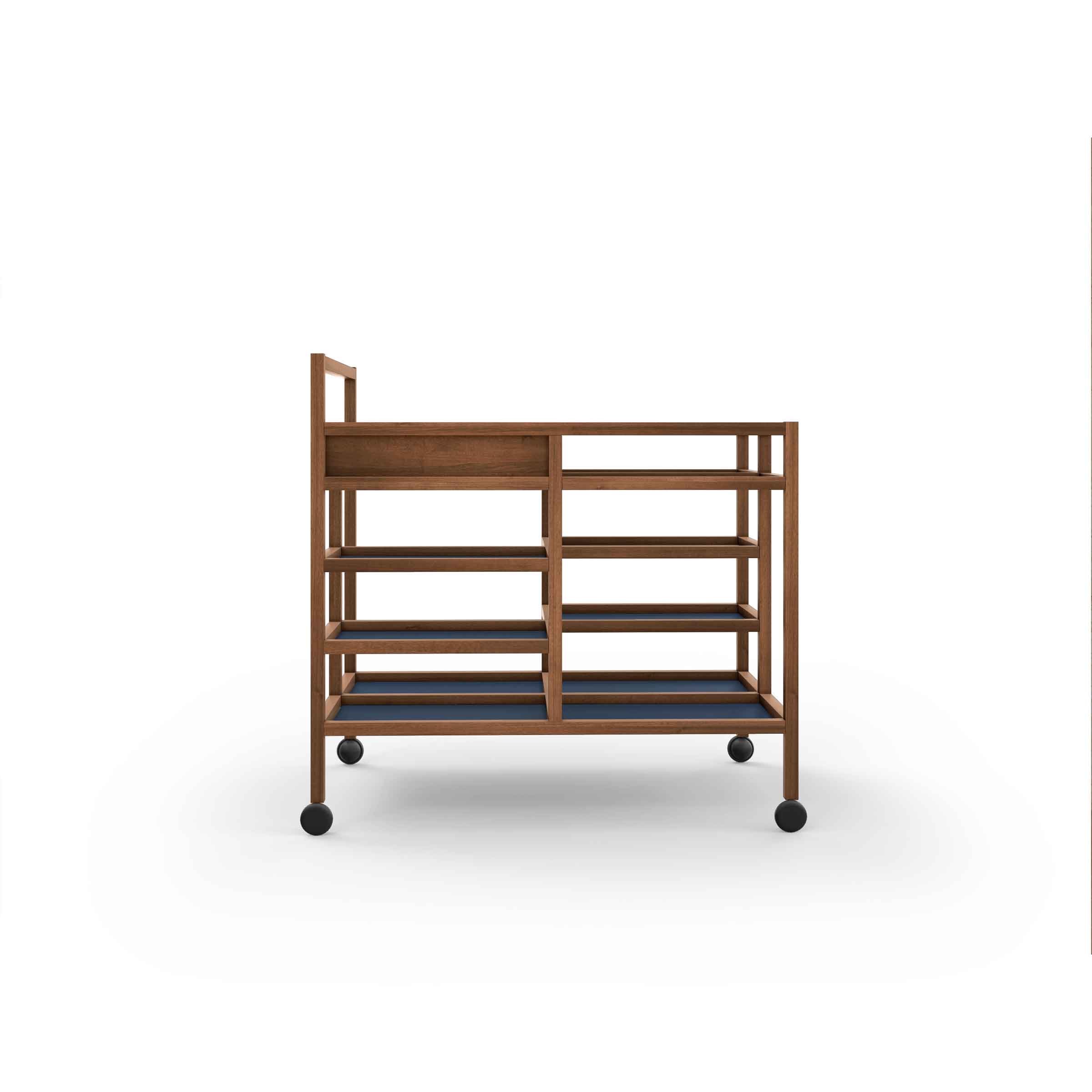 Wood SERVING CART by Bodil Kjær for Cassina. Shop on Design Italy