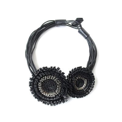 Necklace DANDELION 2F Black 01