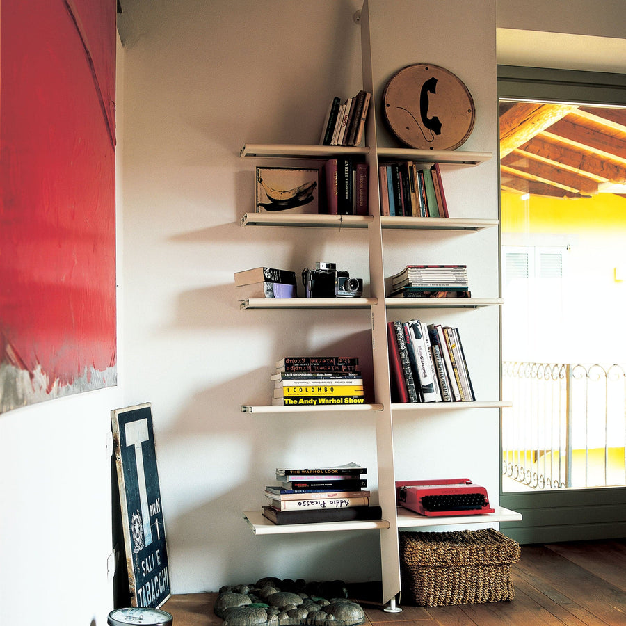 Steel Bookshelf MAC GEE White by Philippe Starck 03