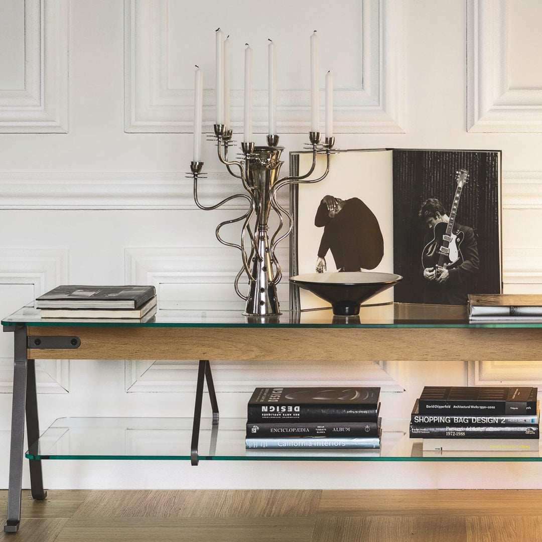 Silver-Plated Seven-Branched Candleholder SIMON by Borek Sipek for Driade 04