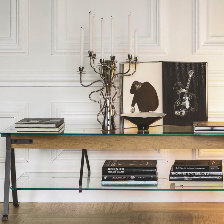 Silver-Plated Seven-Branched Candleholder SIMON by Borek Sipek for Driade 04