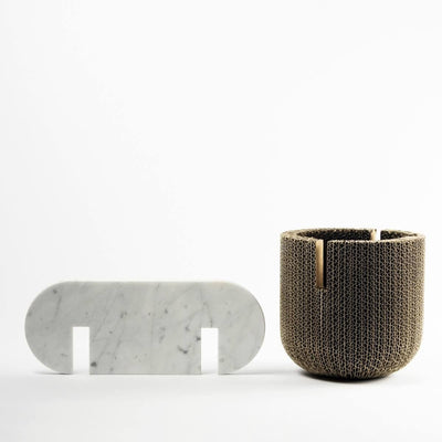 Cardboard & Marble Vase CONFINANTI Small 04