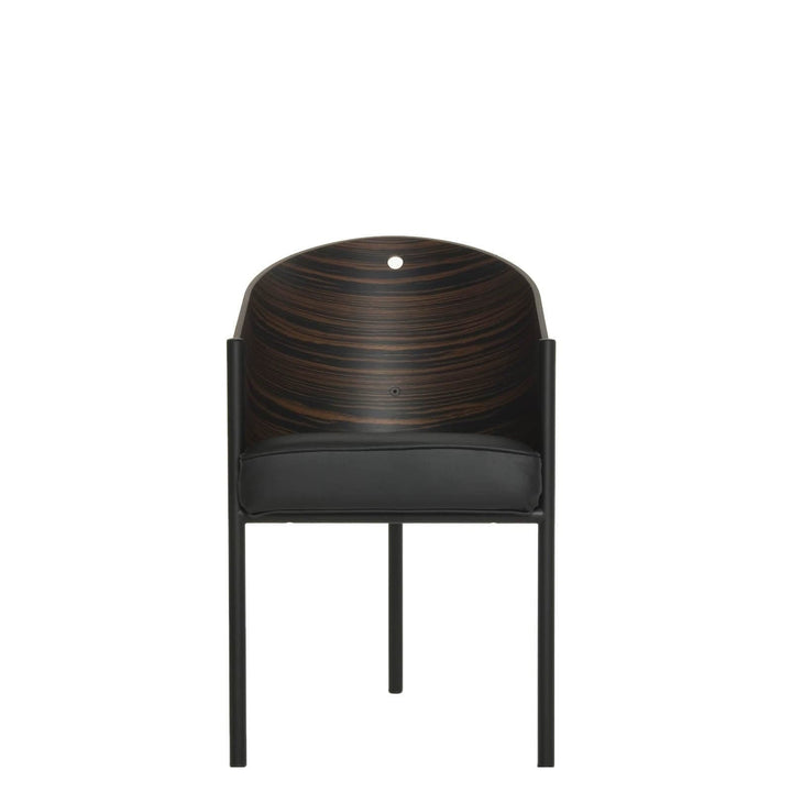 Chair COSTES Wood and Black by Philippe Starck for Driade 01