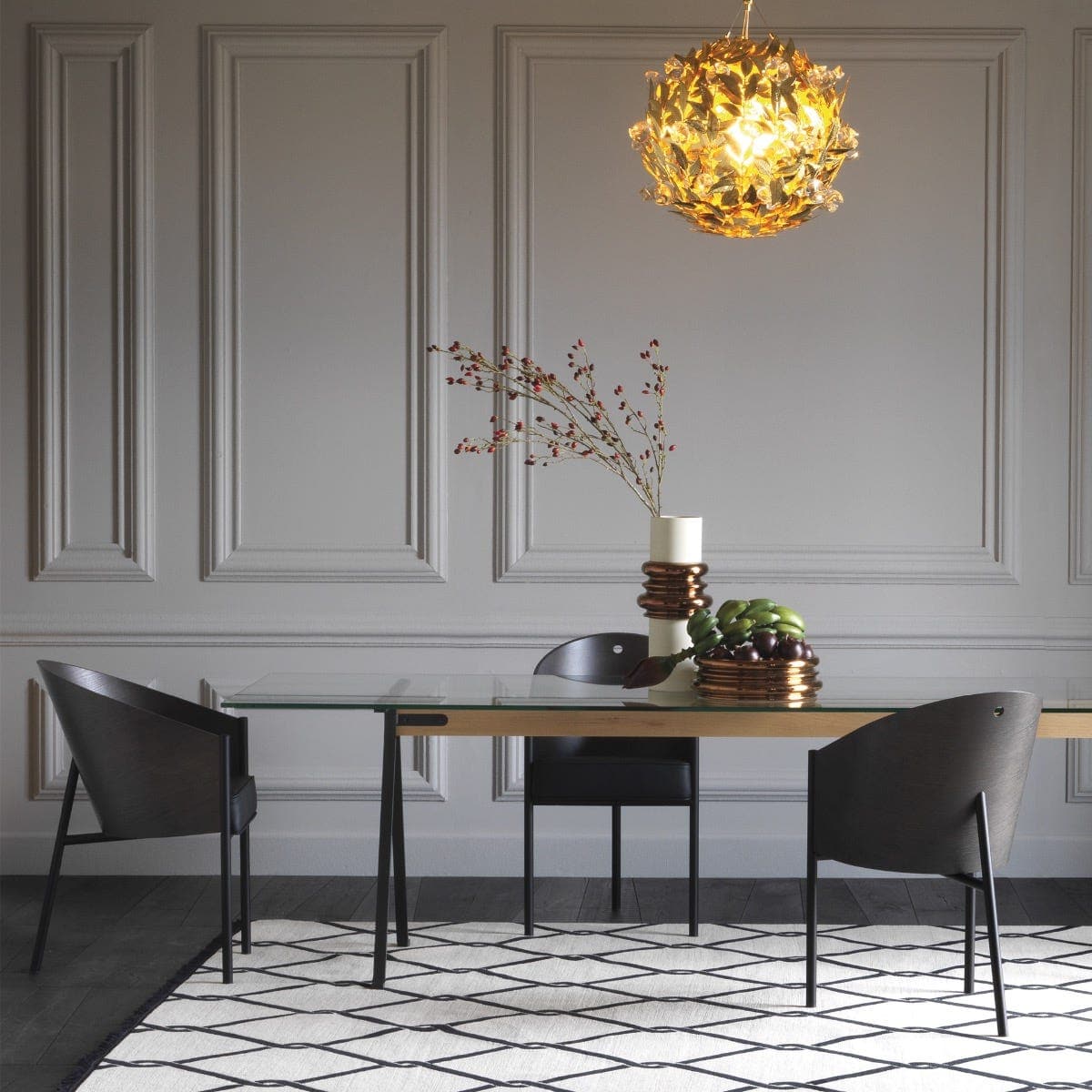 Chair COSTES Dark Grey by Philippe Starck for Driade Design Italy