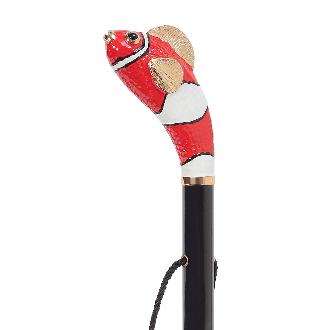 Shoehorn RED FISH with Enameled Brass Handle 05