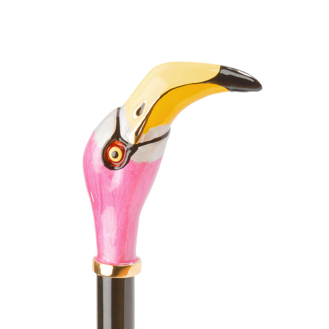 Shoehorn FLAMINGO with Enameled Brass Handle 03