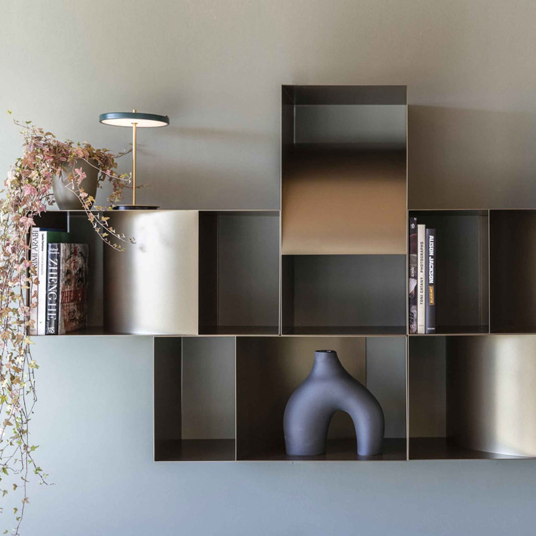 Wall-Mounted Metal Storage Unit JUDD PENSILE by Alessandro Di Prisco for Mogg 011