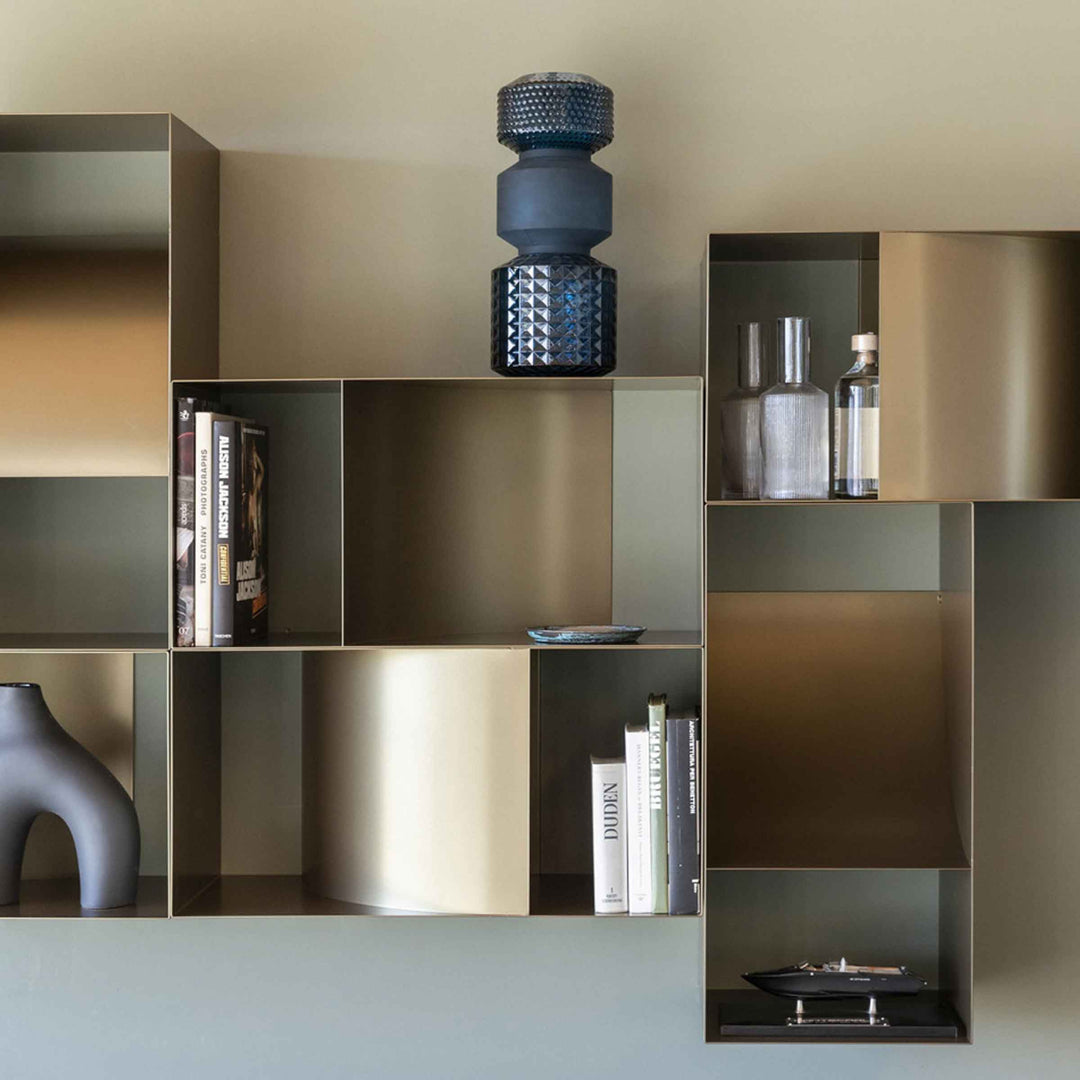 Wall-Mounted Metal Storage Unit JUDD PENSILE by Alessandro Di Prisco for Mogg 07