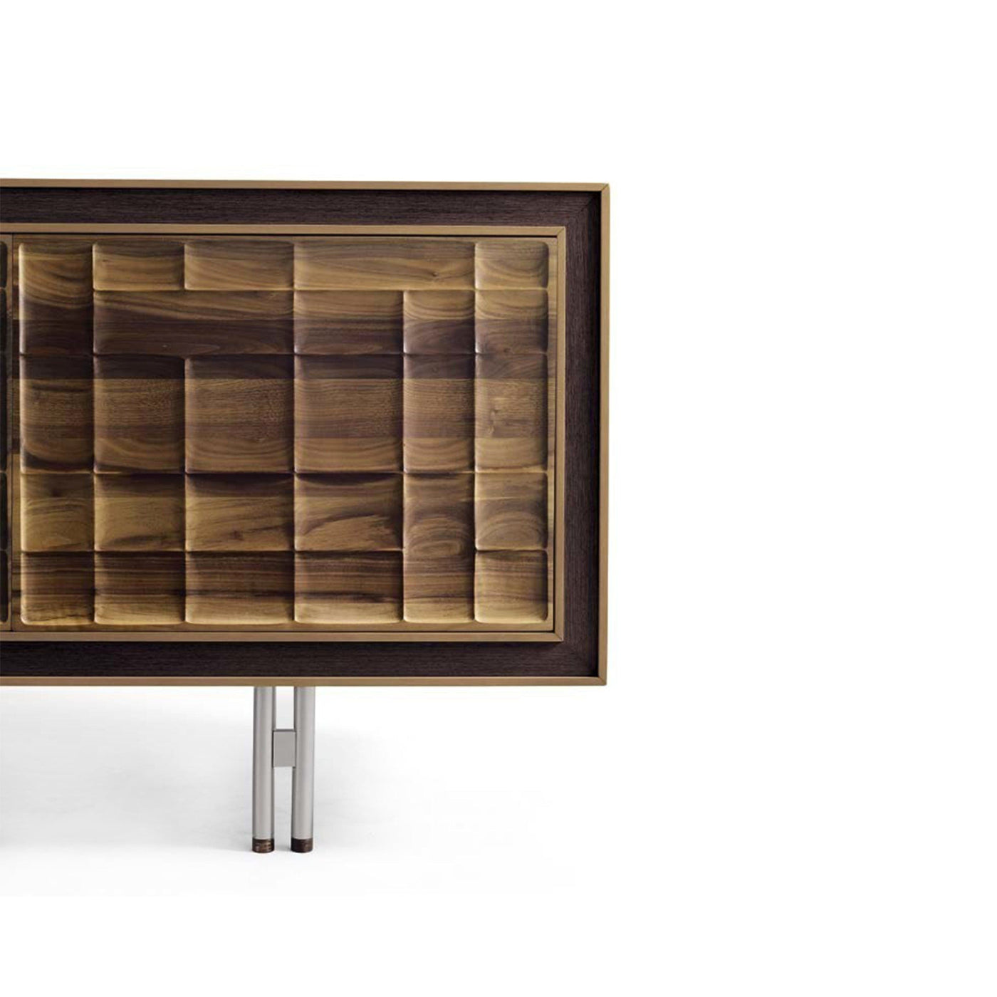 Walnut Wood Sideboard QUADRA Futura Doors 05