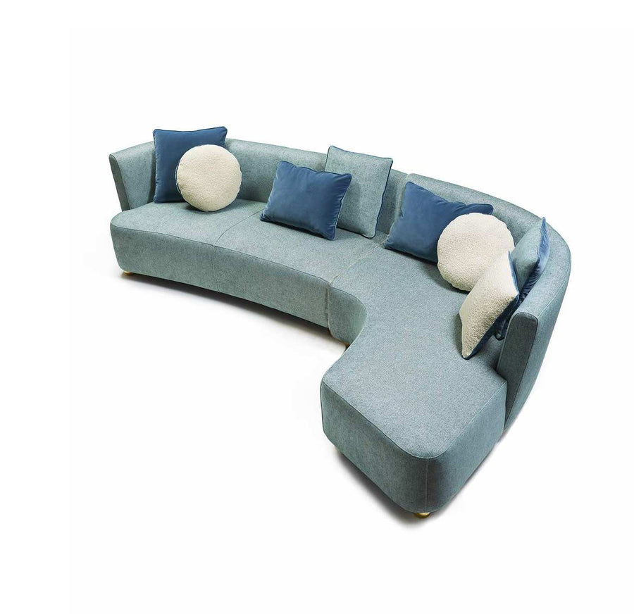 Left & Right Side Four-Seater Sofa BAIA by Piero Angelo Orecchioni 01