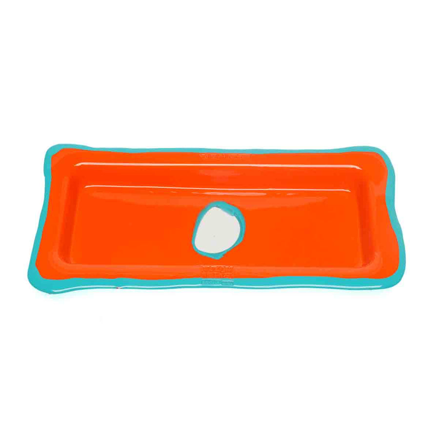 Resin Rectangular Tray TRY-TRAY Orange by Gaetano Pesce for Fish Design 01