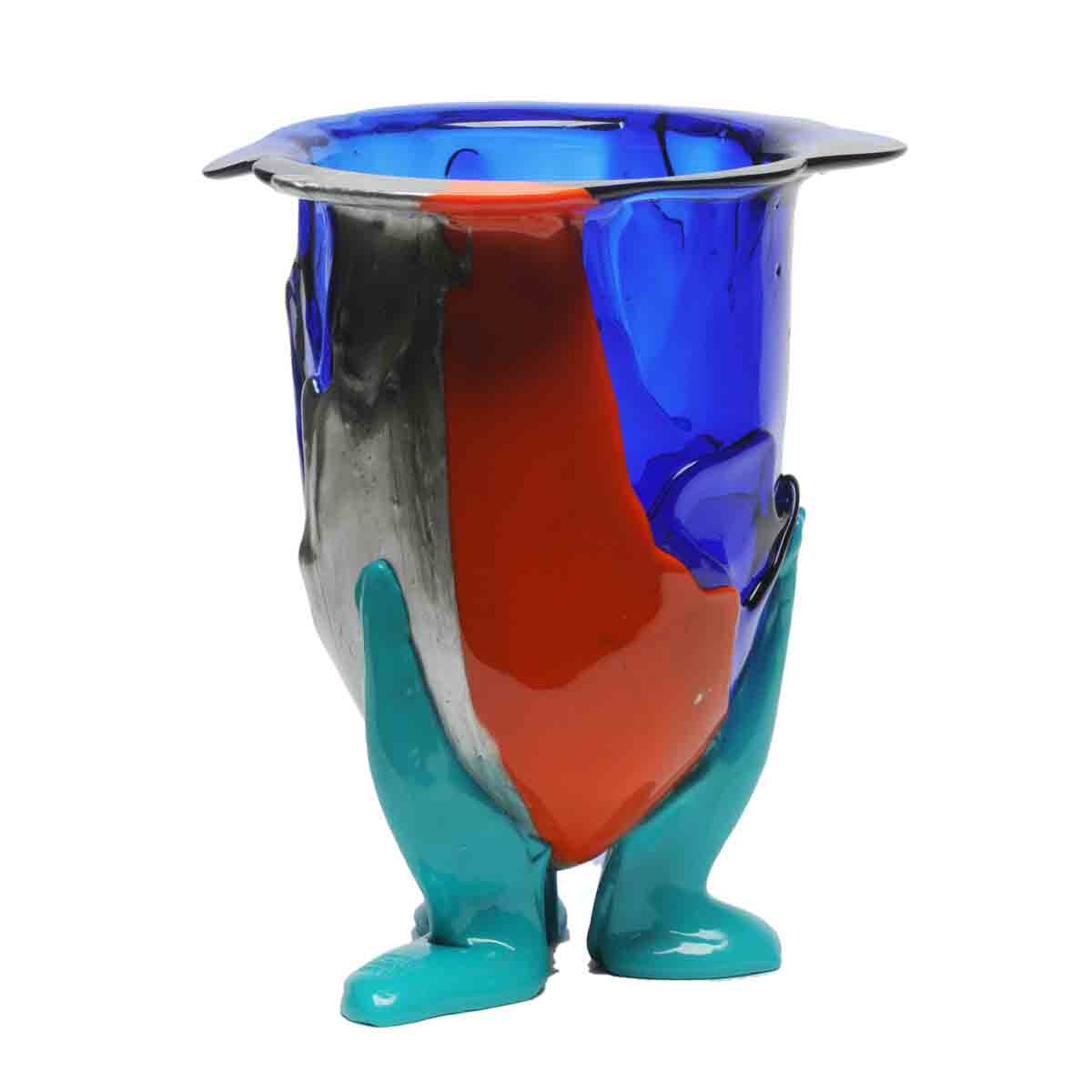 Resin Vase AMAZONIA Blue by Gaetano Pesce for Fish Design 01