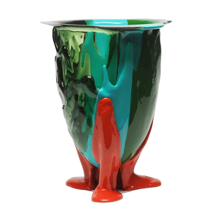 Resin Vase AMAZONIA Green by Gaetano Pesce for Fish Design 01