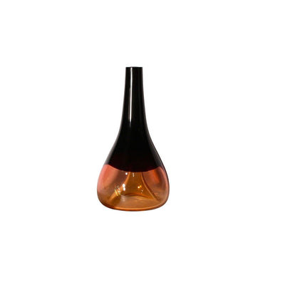 Murano Glass Vase FORMOSI Amber - H40 cm. - by Wave Murano Glass 01