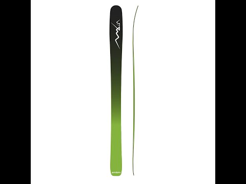 Green Skis NIMBLE by Alberto Bolognesi