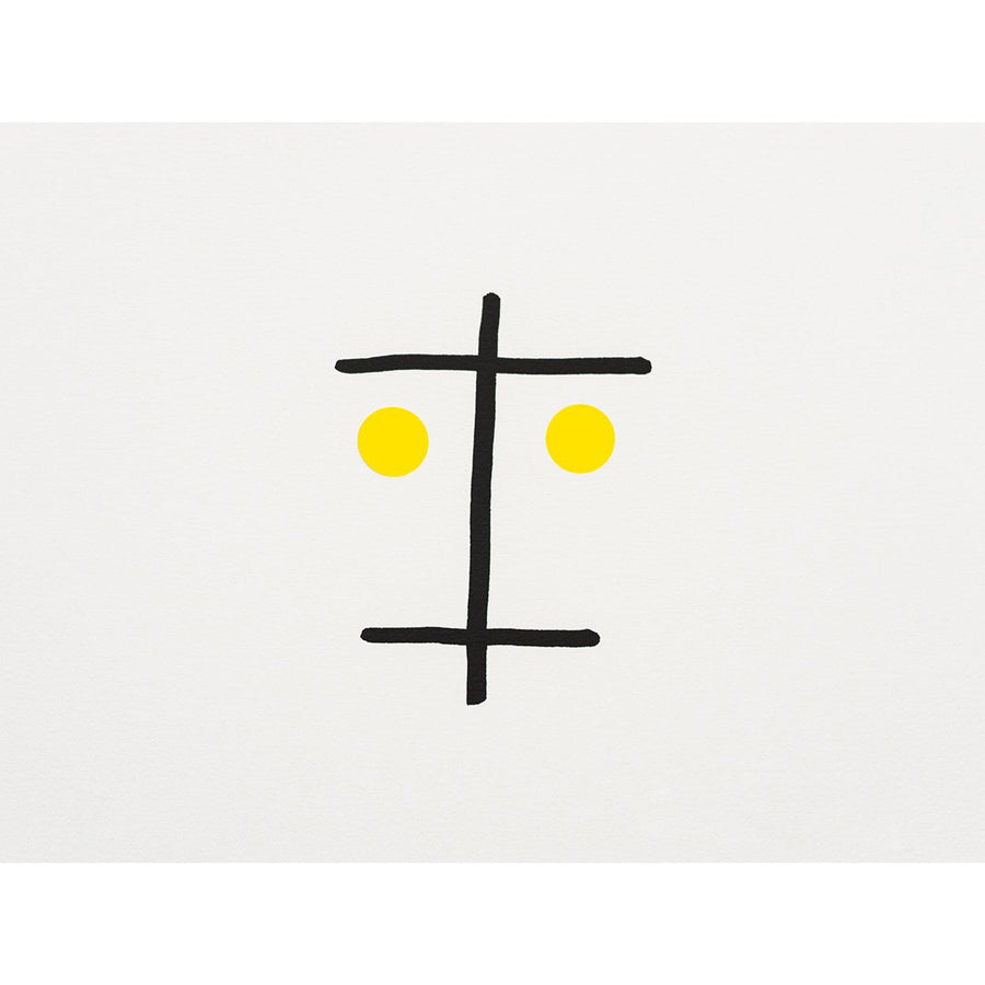 Silkscreen Print I VOLTI, TRE by Mimmo Paladino - Limited Edition - 50x70cm 01