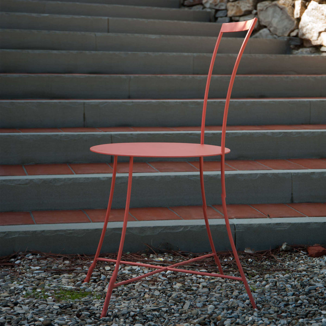 Steel Chair IRMA by Mario Scairato for InternoItaliano 025