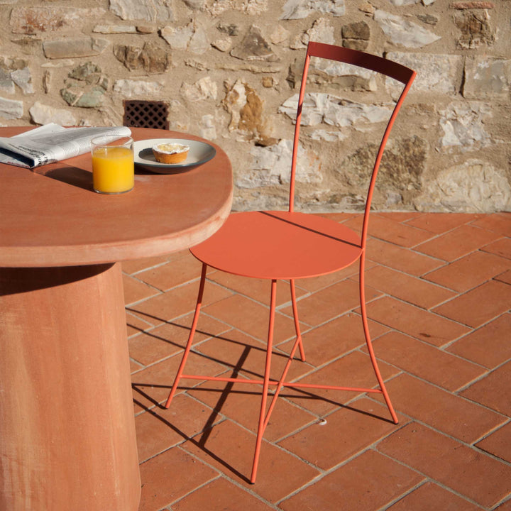 Steel Chair IRMA by Mario Scairato for InternoItaliano 029