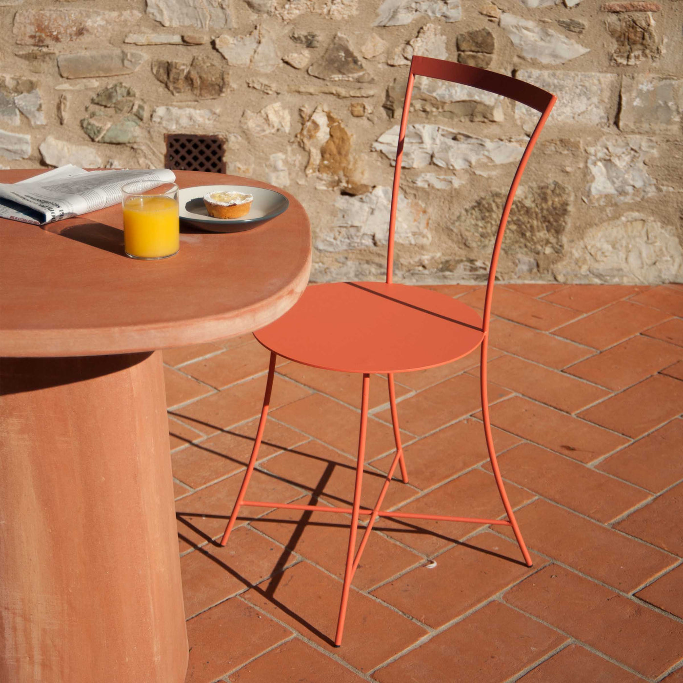 Steel Chair IRMA by Mario Scairato for InternoItaliano 029