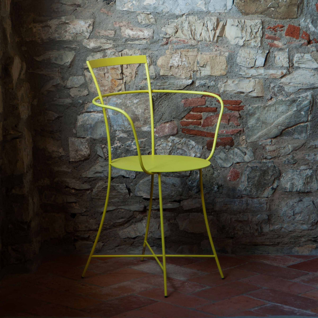 Steel Chair IRMA by Mario Scairato for InternoItaliano 020